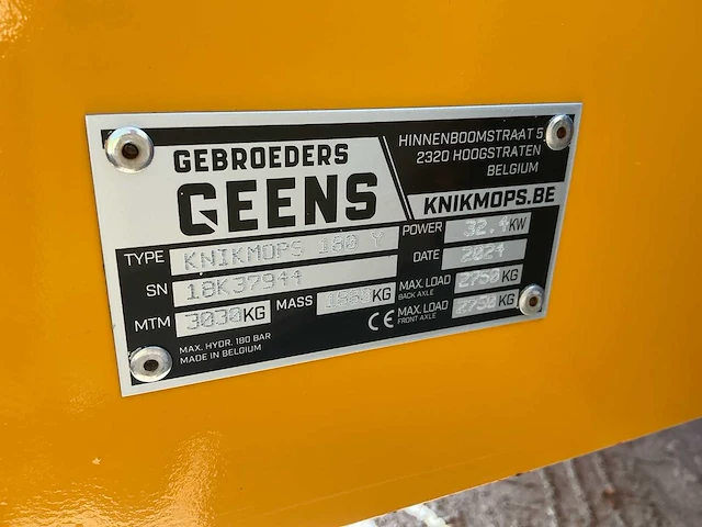 2024 knikmops 180 y yanmar shovel - afbeelding 15 van  26