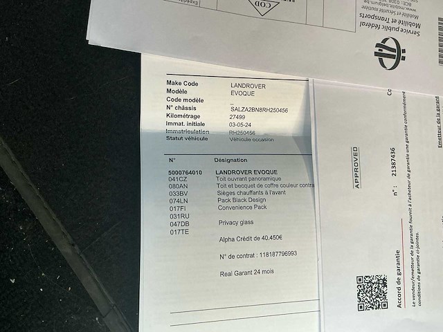 2024 land rover range rover evoque personenauto - afbeelding 27 van  34