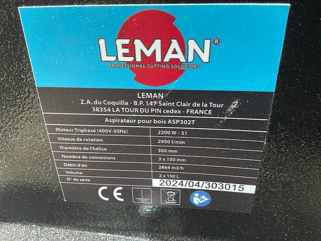 2024 leman asp302t stofafzuiging - afbeelding 5 van  5