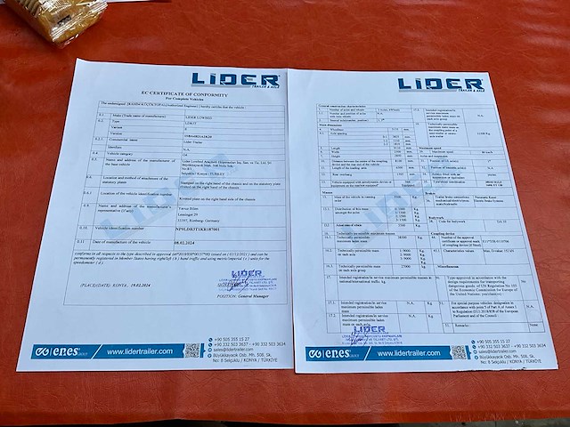 2024 lider ldr3t rood hydraulische kipper voor vrachtwagen - afbeelding 28 van  33