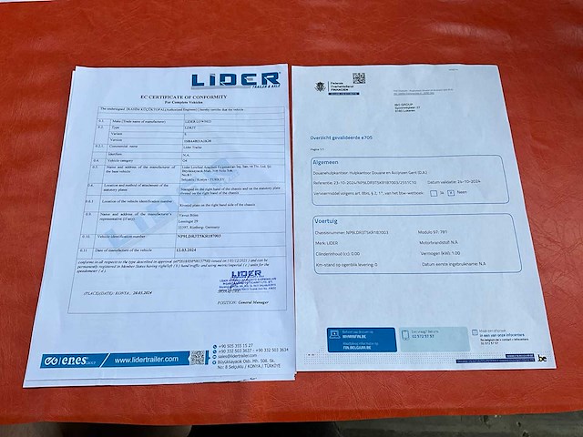 2024 lider ldr3t wit hydraulische kipper voor vrachtwagen - afbeelding 30 van  37