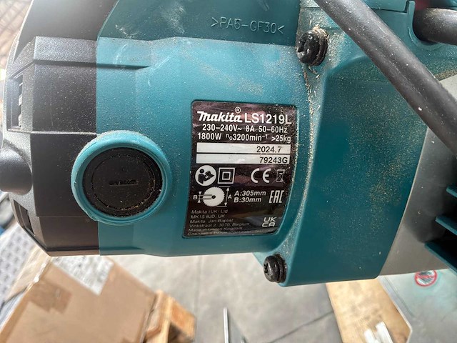 2024 makita ls1219l radiaalafkortzaagmachine - afbeelding 2 van  3