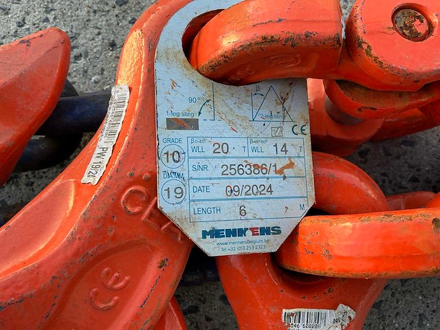 2024 mennens 2 sprong 20t zware hijsketting - afbeelding 4 van  5