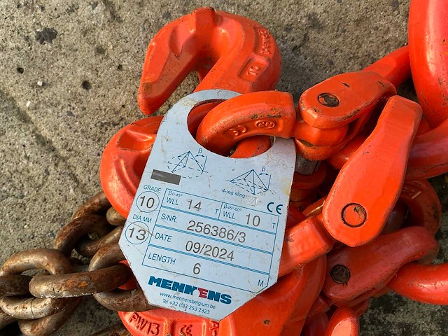 2024 mennens 4 sprong 14t zware hijsketting - afbeelding 4 van  5