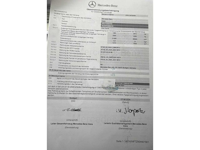 2024 mercedes-benz vito tourer personenauto - afbeelding 22 van  27