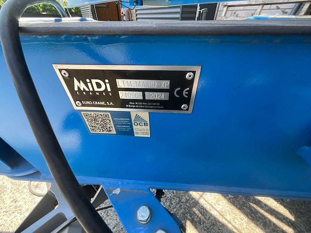 2024 midi cranes lt14.14a rd-xp - torenkraan - afbeelding 20 van  20