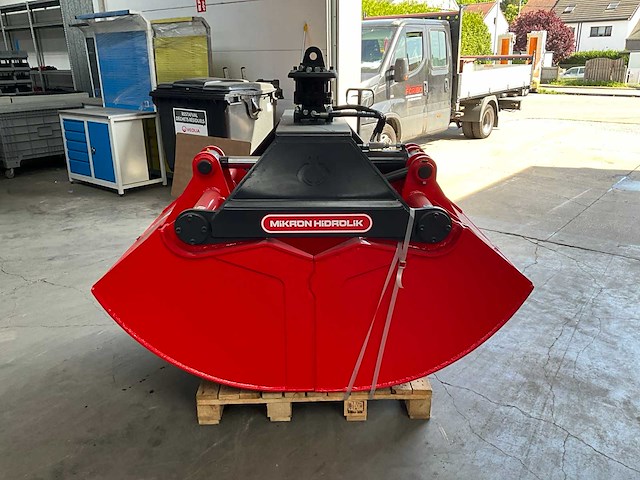 2024 mikron hidrolik mhk-e180 clamshell bucket graafbak 180 cm - afbeelding 1 van  5