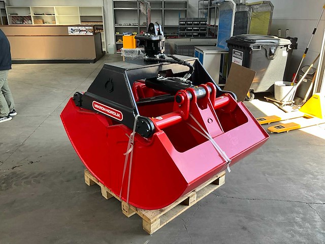 2024 mikron hidrolik mhk-e180 clamshell bucket graafbak 180 cm - afbeelding 2 van  5