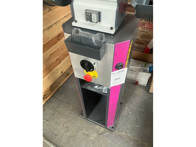 2024 optimum optigrind gu20 dubbelsteen slijpmolen op voet - afbeelding 4 van  7