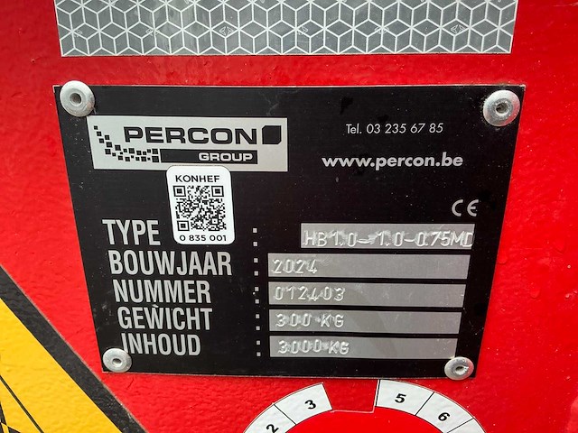2024 percon hb 1.0-1.0-0.75 md hijscontainer - afbeelding 2 van  12