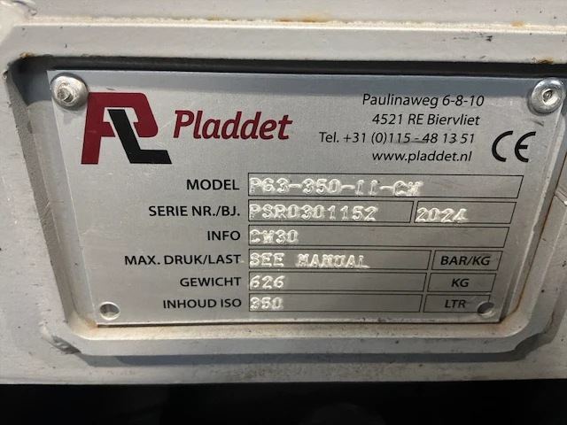 2024 pladdet pg3-350-11-os hydraulische sorteerrgrijper zonder draaikrans - afbeelding 2 van  10