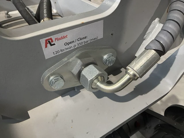 2024 pladdet pg3-350-11-os hydraulische sorteerrgrijper zonder draaikrans - afbeelding 9 van  10
