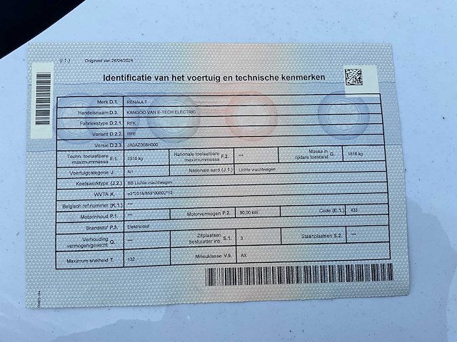 2024 renault kangoo van e-tech electric (lichte vrachtwagen) - afbeelding 22 van  32