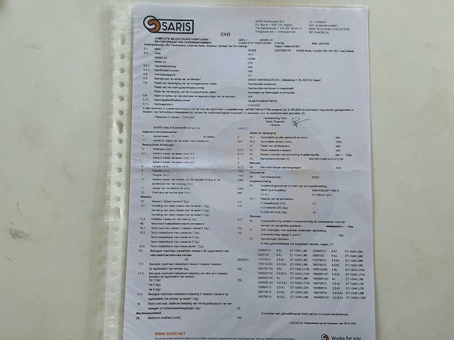 2024 saris bagage aanhangwagen - afbeelding 2 van  10