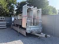 2024 self made stellingbouw stelling aanhangwagen