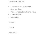 2024 sempre serbatoio 200l diesel opslagtank - afbeelding 2 van  6