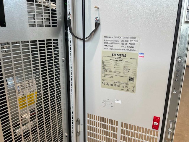 2024 siemens sinamics g150sc een 400v/160kw industriële frequentieomvormer - afbeelding 7 van  18