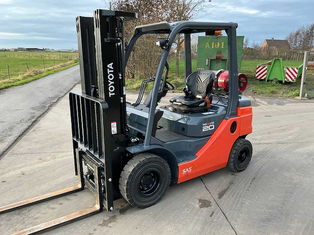 2024 toyota 22-fgf20 vorkheftruck - afbeelding 9 van  54