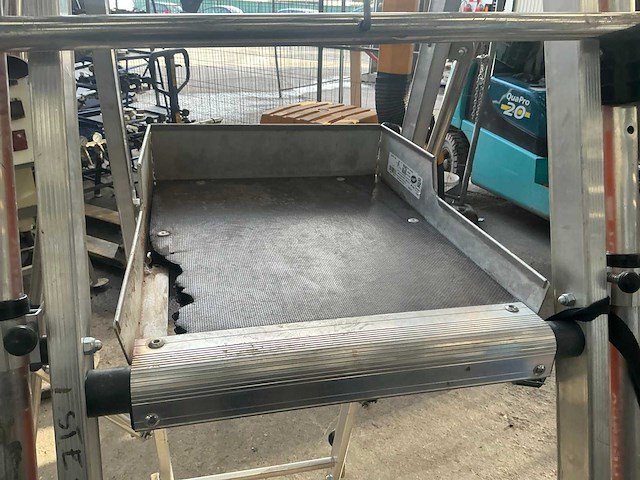 2024 tubesca 1x5 opvouwbare uitschuifbare bordesladder - afbeelding 3 van  7