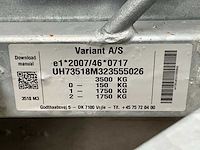 2024 variant 3518 m3 aanhangwagen - afbeelding 3 van  16