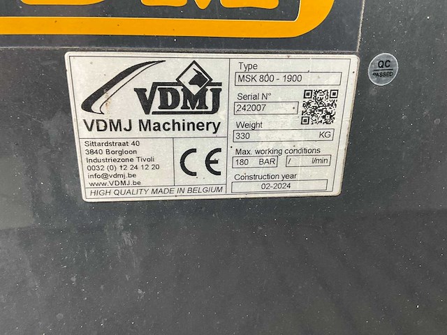 2024 vdmj msk800-1900 pelikaanbak - afbeelding 8 van  8