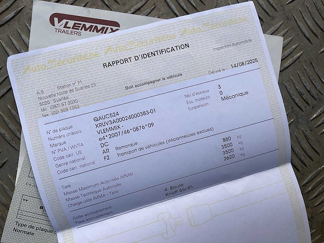 2024 vlemmix 35v1335 machinetrailer - afbeelding 4 van  17