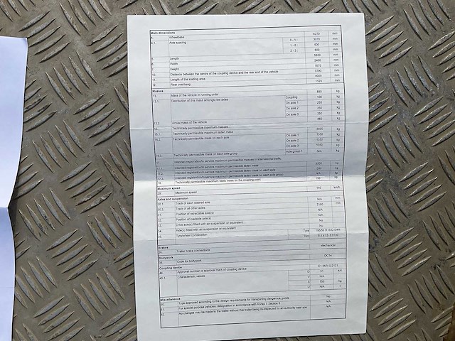 2024 vlemmix 35v1335 machinetrailer - afbeelding 5 van  17