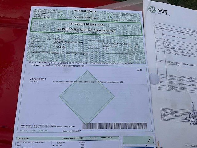 2024 vst 003 e5 - minitractor - afbeelding 11 van  19