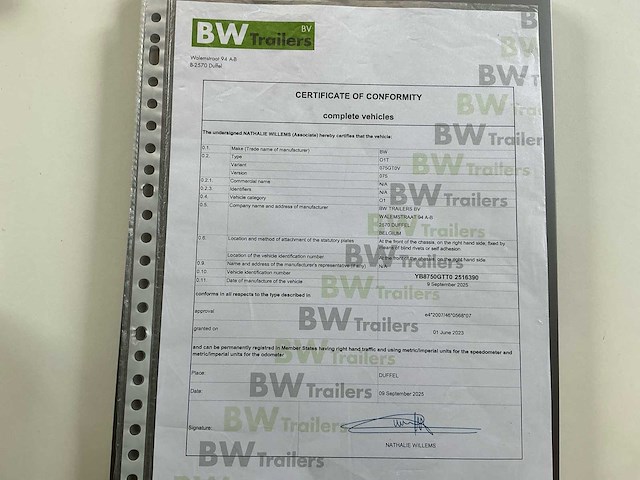 2025 bw trailers pony aanhangwagen *ongebruikt/garantie* - afbeelding 8 van  16