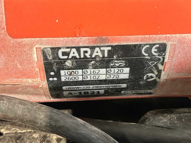 2025 carat a1821n diamantboormachine - 75mm - afbeelding 4 van  8