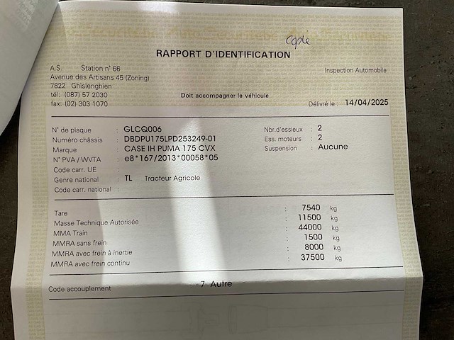 2025 case ih puma cvx 175 vierwielaangedreven landbouwtractor - afbeelding 30 van  30