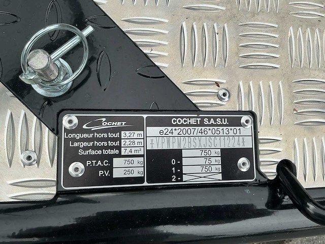2025 cochet dcc750 pm11 moto aanhangwagen - afbeelding 8 van  19