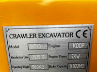 2025 crawler ht10 minigraafmachine - afbeelding 10 van  11