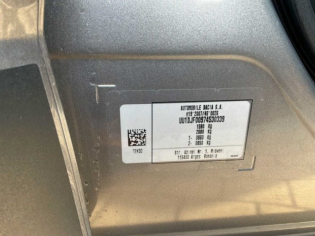 2025 dacia sandero vp auto - afbeelding 14 van  21