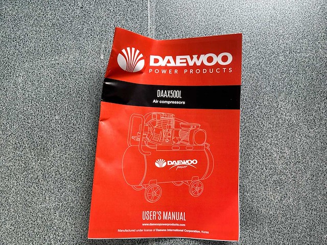 2025 daewoo daax500l luchtcompressor - afbeelding 1 van  7