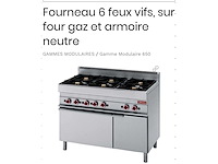 2025 diverso wr-g6bf-f2 6-pits gasfornuis - afbeelding 4 van  8