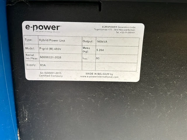 2025 e-power p-grid us hybride stroomgenerator - afbeelding 7 van  34