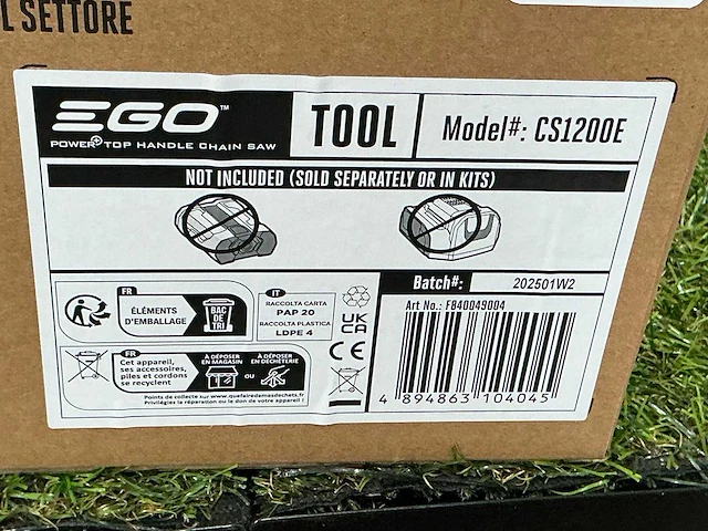 2025 ego cs1200e accu kettingzaag - afbeelding 6 van  6