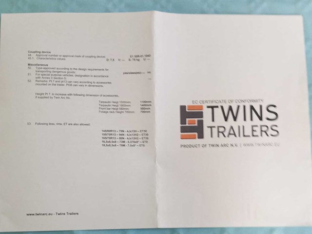 2025 food truck trailer twins trailers volledig uitgerust en klaar voor gebruik - t750 - afbeelding 20 van  30