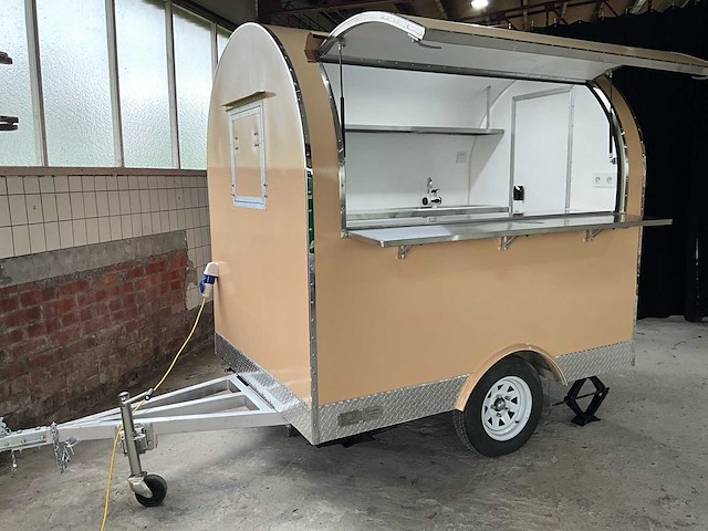 2025 foodtrailer 220x160 met vincotte-certificaat - mtm 750kg - afbeelding 1 van  52