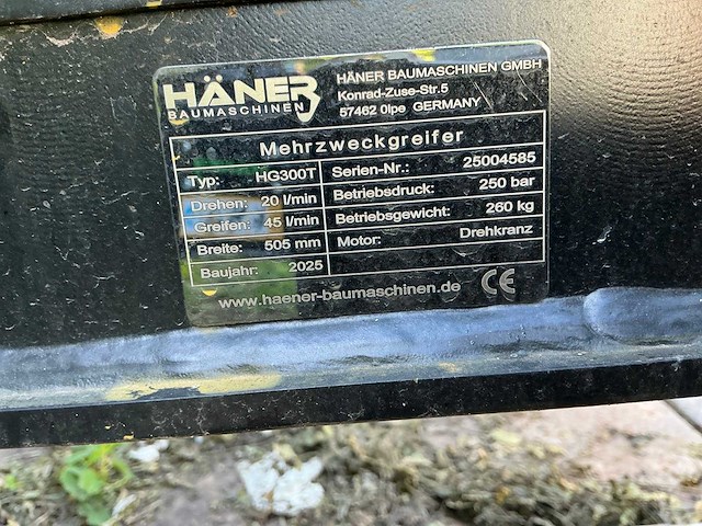 2025 häner hg300t sorteergrijper - afbeelding 6 van  6