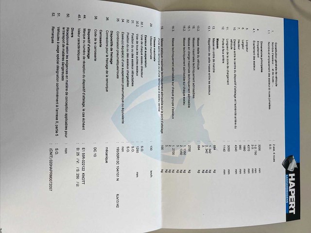 2025 hapert cobalt aanhangwagen *ongebruikt/garantie* - afbeelding 9 van  18