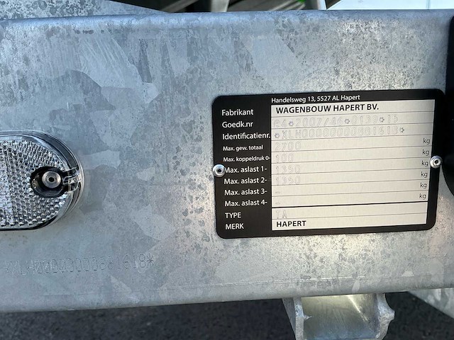 2025 hapert cobalt aanhangwagen - afbeelding 6 van  17