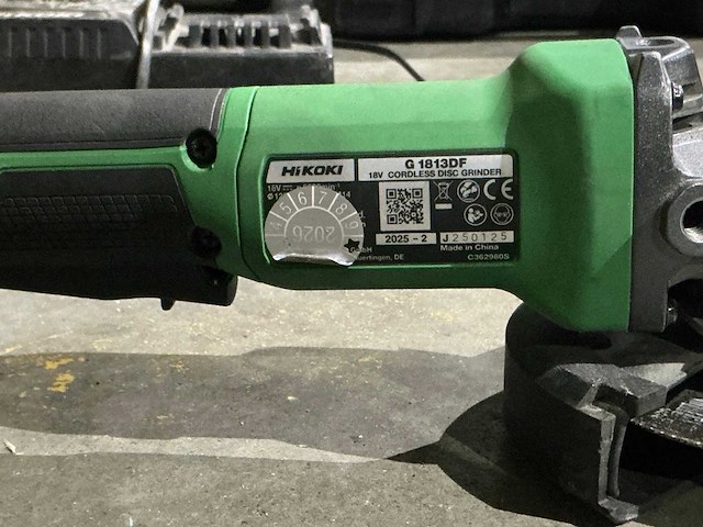 2025 hikoki g1813df haakse slijpmachine - afbeelding 3 van  3