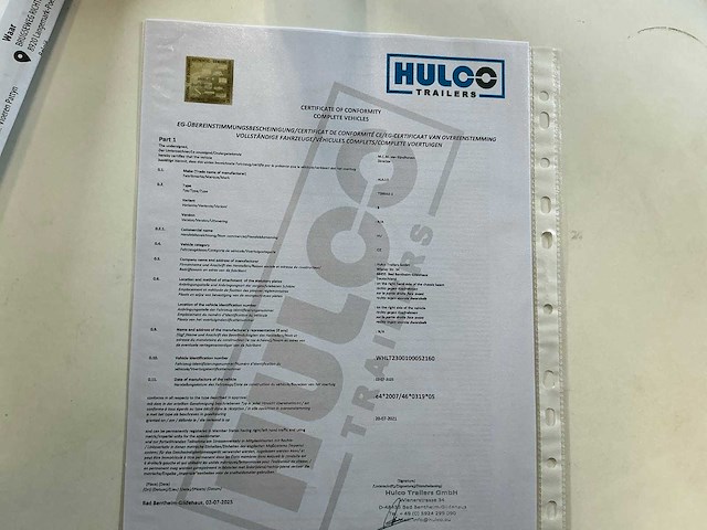 2025 hulco terrax-2 aanhangwagen *ongebruikt/garantie* - afbeelding 11 van  19