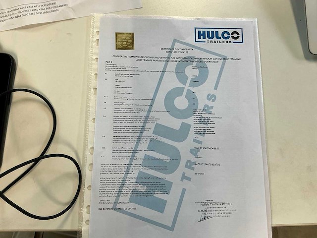 2025 hulco terrax-2 machine transporter - afbeelding 8 van  8