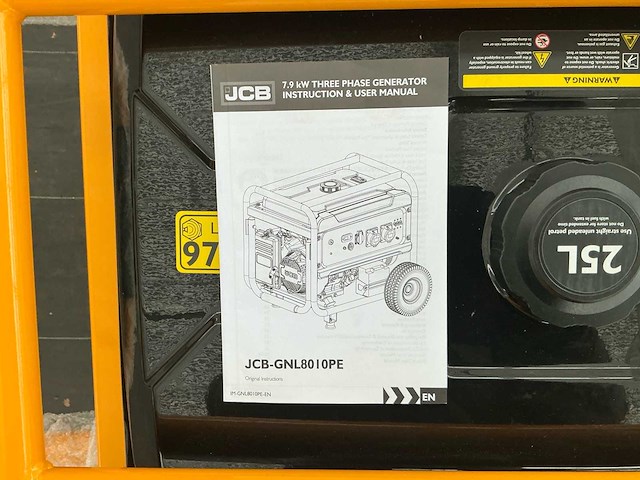 2025 jcb gnl8010pe stroomgenerator - afbeelding 6 van  6