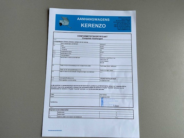 2025 kerenzo plateau aanhangwagen - afbeelding 4 van  13
