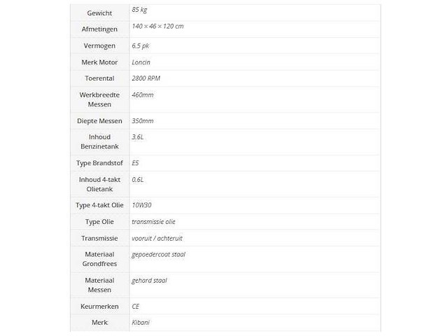 2025 kibani grondfrees 6.5 pk - afbeelding 1 van  6