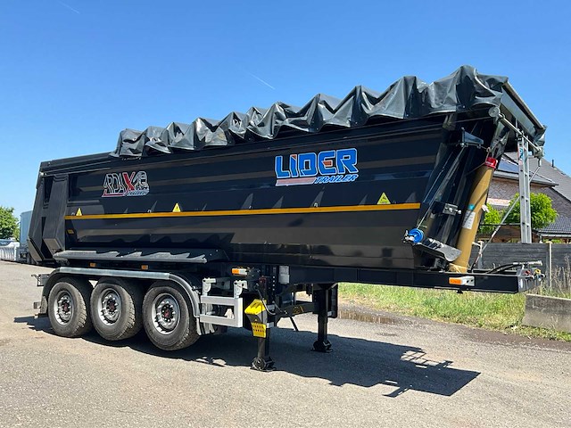 2025 lider ldr3t zwarte hydraulische kipper in hardox voor vrachtwagen - afbeelding 25 van  27